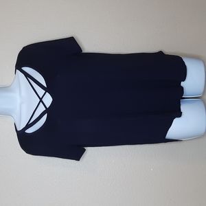 Nadine West ( Sheila Rose) blouse NWT navy blue size Med. #A41722